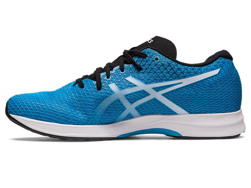 Men's Asics LyterACEr 4 Running Shoes Island Blue/White Canada | CA4785-101