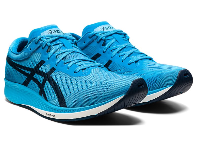 Men's Asics MetarACEr Running Shoes Digital Aqua/French Blue Canada | CA1490-118