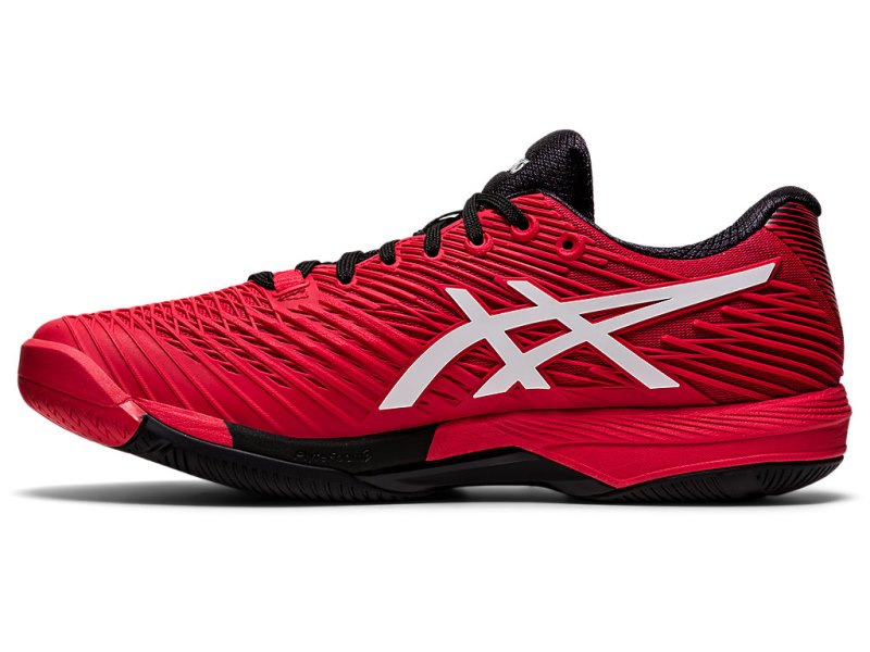 Men's Asics Solution Speed FF 2 Tennis Shoes Electric Red/White Canada | CA9824-944