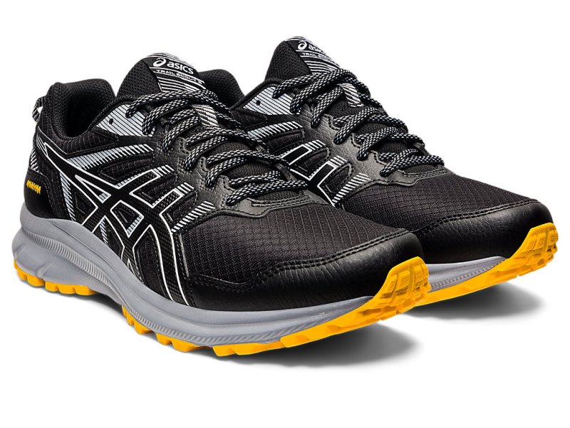 Men's Asics Trail Scout 2 Trail Running Shoes Black/White Canada | CA0522-404