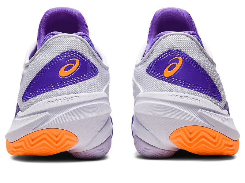 Women's Asics Court FF 3 Clay Tennis Shoes White/Amethyst Canada | CA8852-237