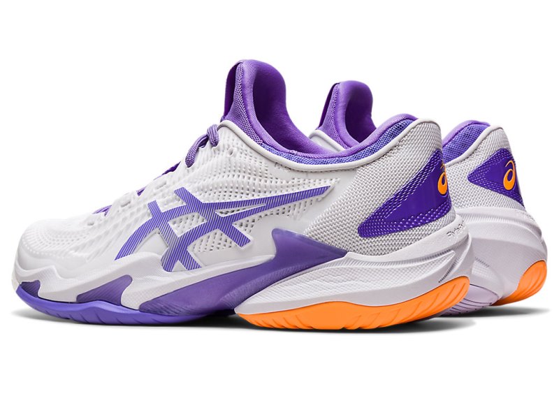 Women's Asics Court FF 3 Tennis Shoes White/Amethyst Canada | CA9285-216