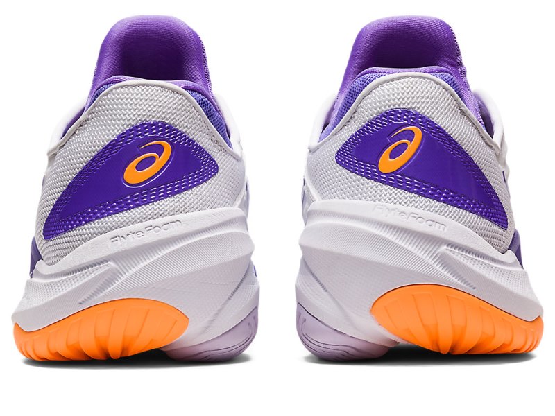 Women's Asics Court FF 3 Tennis Shoes White/Amethyst Canada | CA9285-216