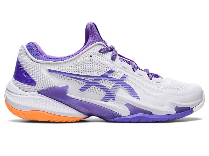 Women\'s Asics Court FF 3 Tennis Shoes White/Amethyst Canada | CA9285-216