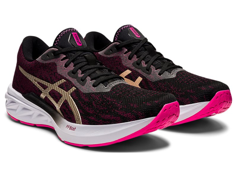 Women's Asics Dynablast 2 Running Shoes Black/Champagne Canada | CA6685-858