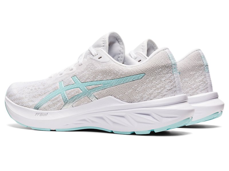 Women's Asics Dynablast 2 Running Shoes White/Clear Blue Canada | CA7468-607