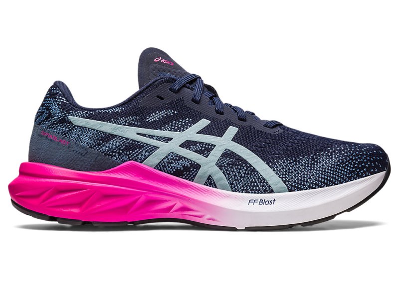 Women\'s Asics Dynablast 3 Running Shoes Midnight/Light Steel Canada | CA0026-036