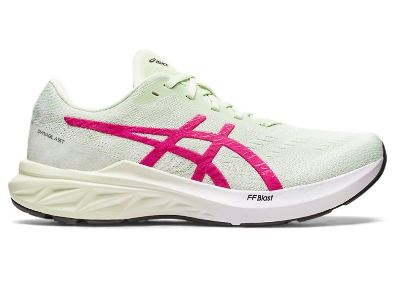 Women\'s Asics Dynablast 3 Running Shoes Whisper Green/Pink Rave Canada | CA0479-784