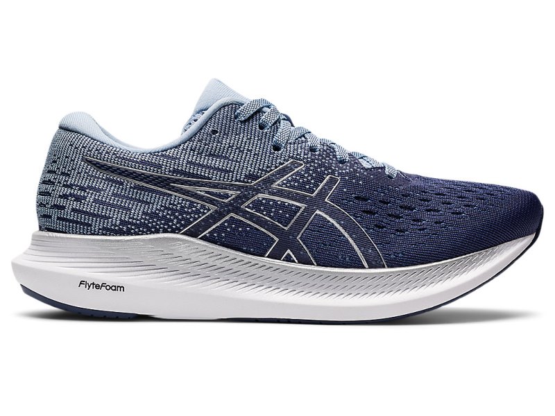 Women\'s Asics Evoride 2 (D) Running Shoes Thunder Blue/Pure Silver Canada | CA0043-992