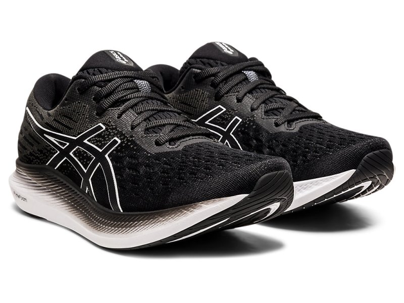 Women's Asics Evoride 2 (D) Running Shoes Black/White Canada | CA7930-900