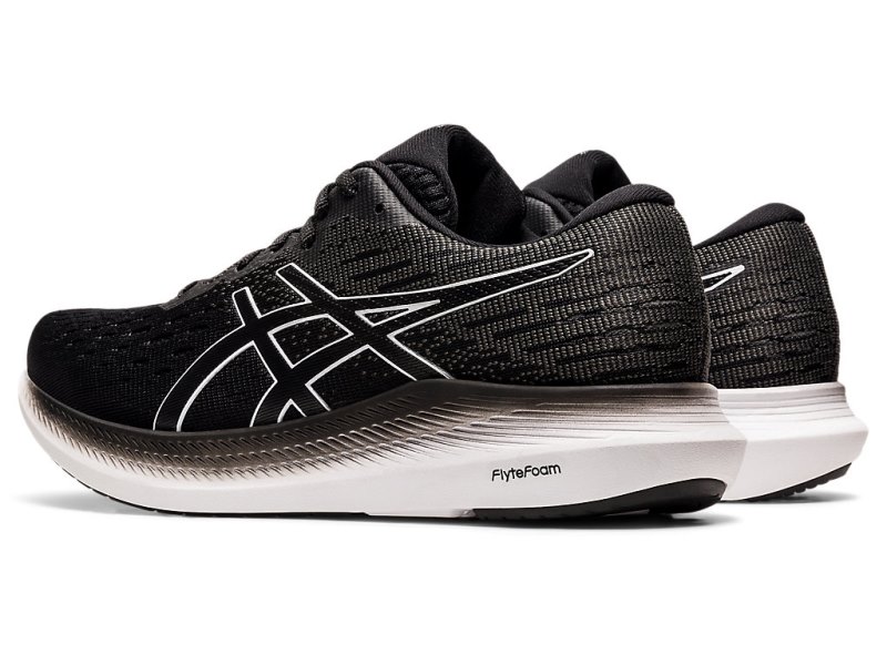 Women's Asics Evoride 2 (D) Running Shoes Black/White Canada | CA7930-900