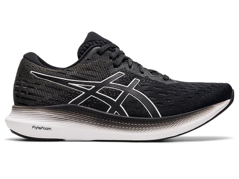 Women\'s Asics Evoride 2 (D) Running Shoes Black/White Canada | CA7930-900