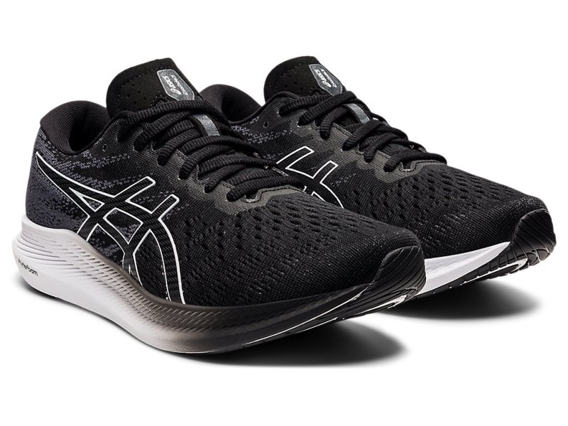 Women's Asics Evoride 3 Running Shoes Black/White Canada | CA6885-488