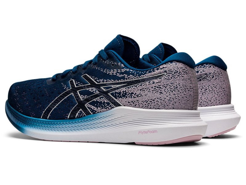 Women's Asics Evoride 3 Running Shoes Mako Blue/Pure Silver Canada | CA8594-409