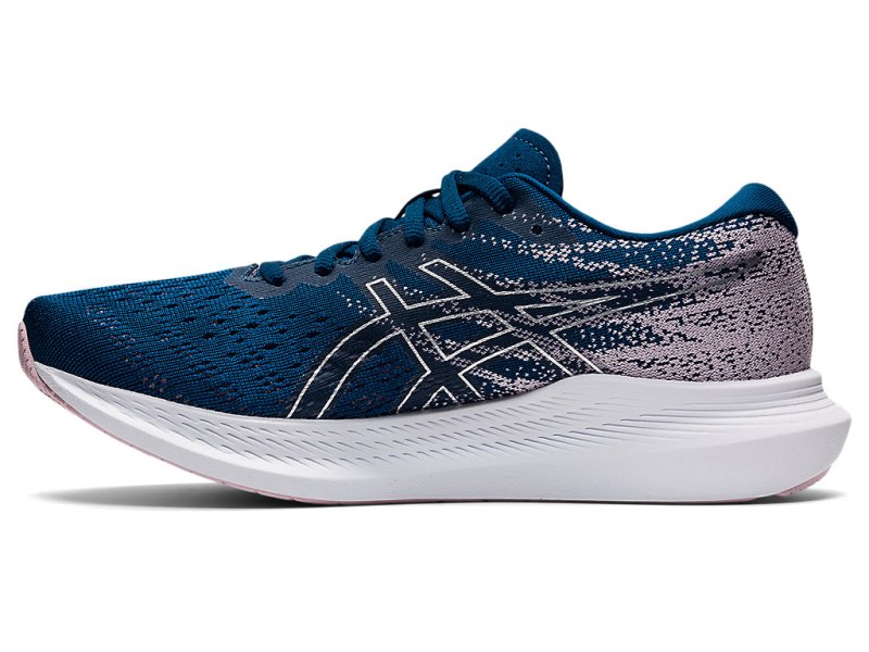 Women's Asics Evoride 3 Running Shoes Mako Blue/Pure Silver Canada | CA8594-409