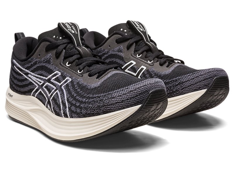 Women's Asics Evoride Speed Running Shoes Black/White Canada | CA3937-496