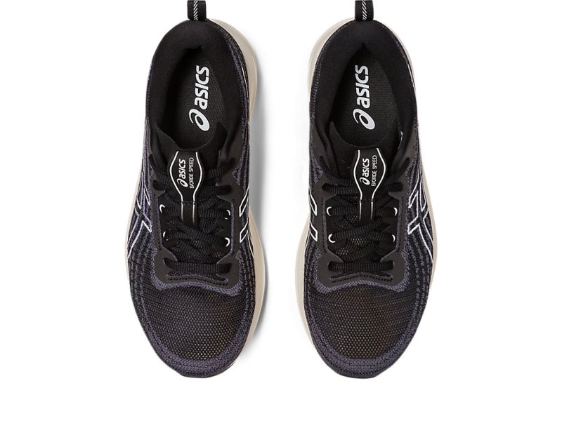 Women's Asics Evoride Speed Running Shoes Black/White Canada | CA3937-496