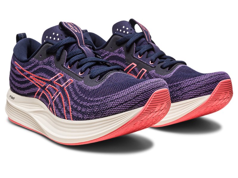 Women's Asics Evoride Speed Running Shoes Midnight/Papaya Canada | CA8888-520