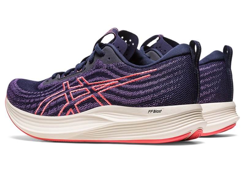 Women's Asics Evoride Speed Running Shoes Midnight/Papaya Canada | CA8888-520