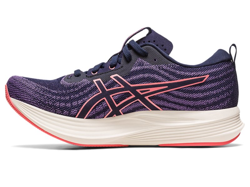 Women's Asics Evoride Speed Running Shoes Midnight/Papaya Canada | CA8888-520