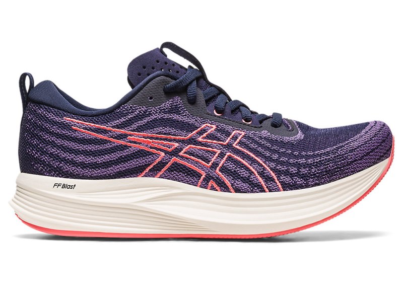 Women\'s Asics Evoride Speed Running Shoes Midnight/Papaya Canada | CA8888-520