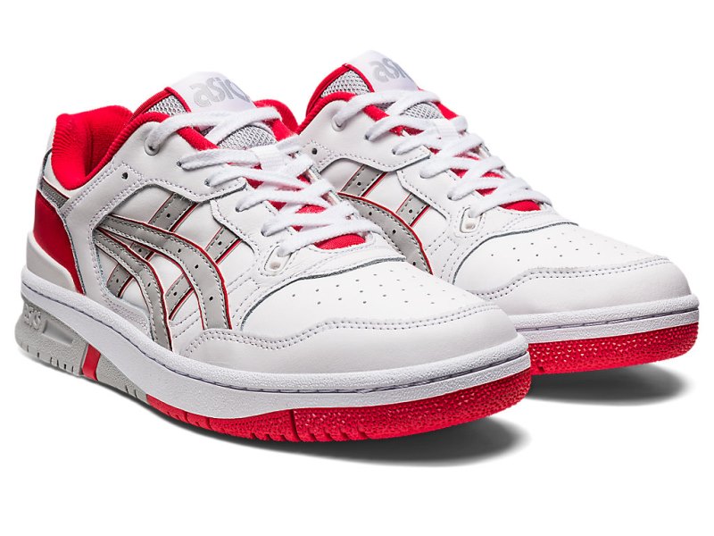 Women's Asics Ex89 Netball Shoes White/Classic Red Canada | CA3185-158