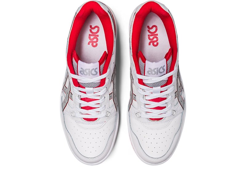 Women's Asics Ex89 Netball Shoes White/Classic Red Canada | CA3185-158