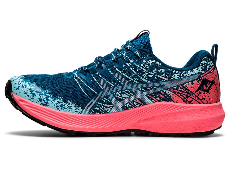 Women's Asics Fuji Lite 2 Trail Running Shoes Deep Sea Teal/Pure Silver Canada | CA2230-238