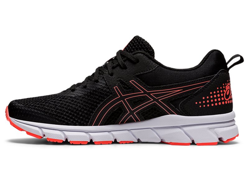 Women's Asics Gel-33 Running Shoes Black/Flash Coral Canada | CA7344-821