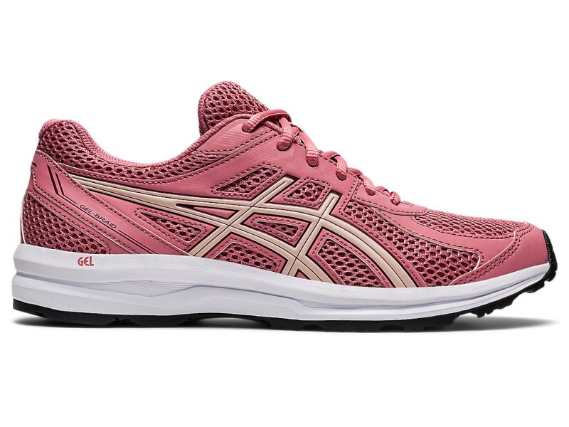 Women\'s Asics Gel-braid Running Shoes Smokey Rose/Pearl Pink Canada | CA2577-495