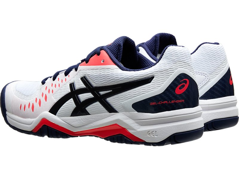 Women's Asics Gel-challenger 12 Tennis Shoes White/Peacoat Canada | CA0588-423