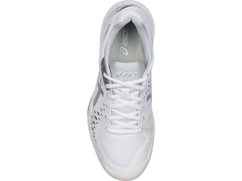 Women's Asics Gel-challenger 12 Tennis Shoes White/Silver Canada | CA2551-730