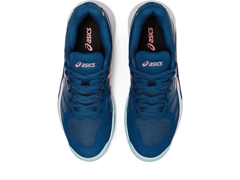 Women's Asics Gel-challenger 13 Clay Tennis Shoes Light Indigo/Guava Canada | CA3803-918