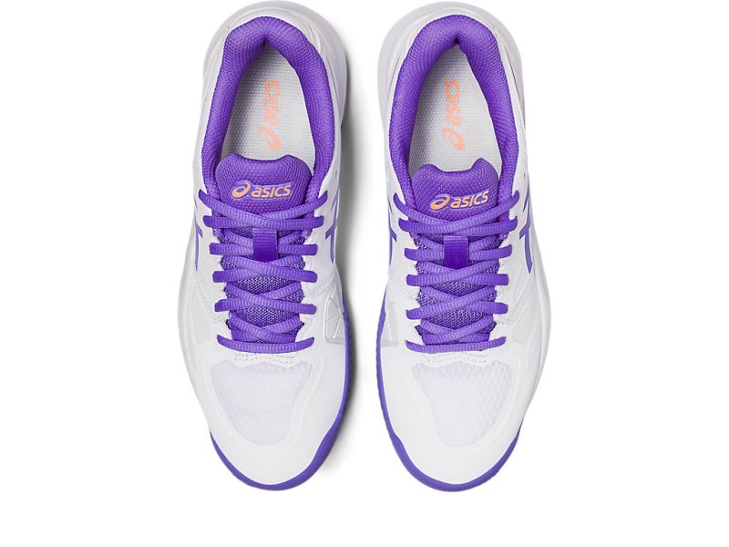 Women's Asics Gel-challenger 13 Clay Tennis Shoes White/Amethyst Canada | CA8846-518