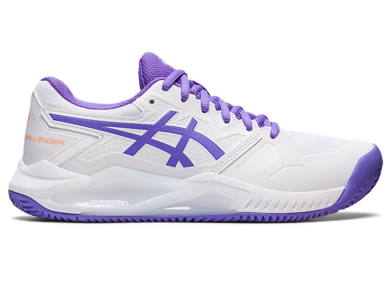 Women\'s Asics Gel-challenger 13 Clay Tennis Shoes White/Amethyst Canada | CA8846-518