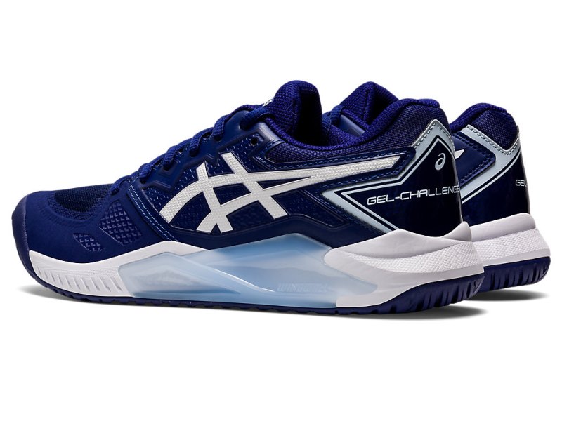 Women's Asics Gel-challenger 13 Tennis Shoes Dive Blue/Soft Sky Canada | CA0727-975