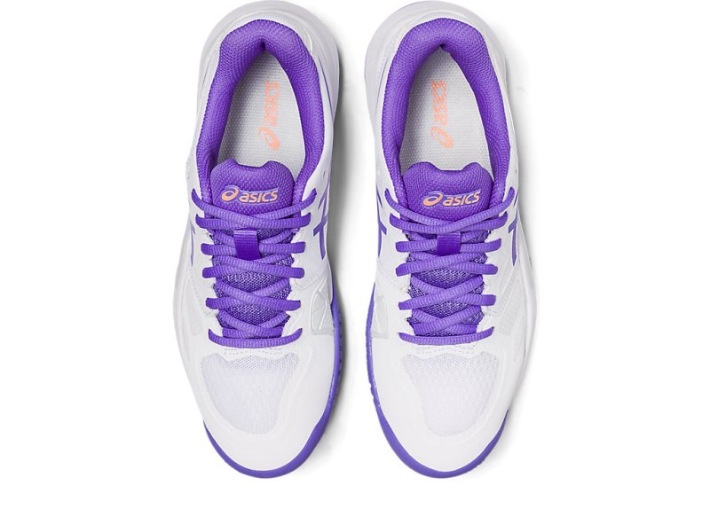 Women's Asics Gel-challenger 13 Tennis Shoes White/Amethyst Canada | CA2550-354