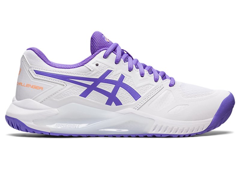 Women\'s Asics Gel-challenger 13 Tennis Shoes White/Amethyst Canada | CA2550-354