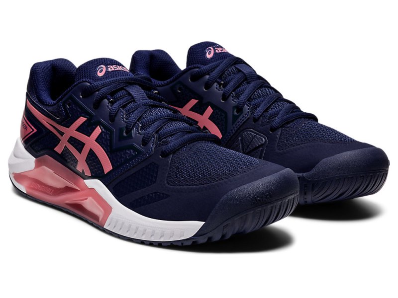 Women's Asics Gel-challenger 13 Tennis Shoes Peacoat/Smokey Rose Canada | CA8700-478