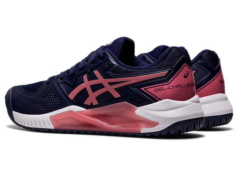 Women's Asics Gel-challenger 13 Tennis Shoes Peacoat/Smokey Rose Canada | CA8700-478