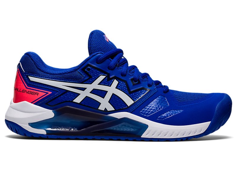 Women\'s Asics Gel-challenger 13 Tennis Shoes Lapis Lazuli Blue/White Canada | CA9286-730