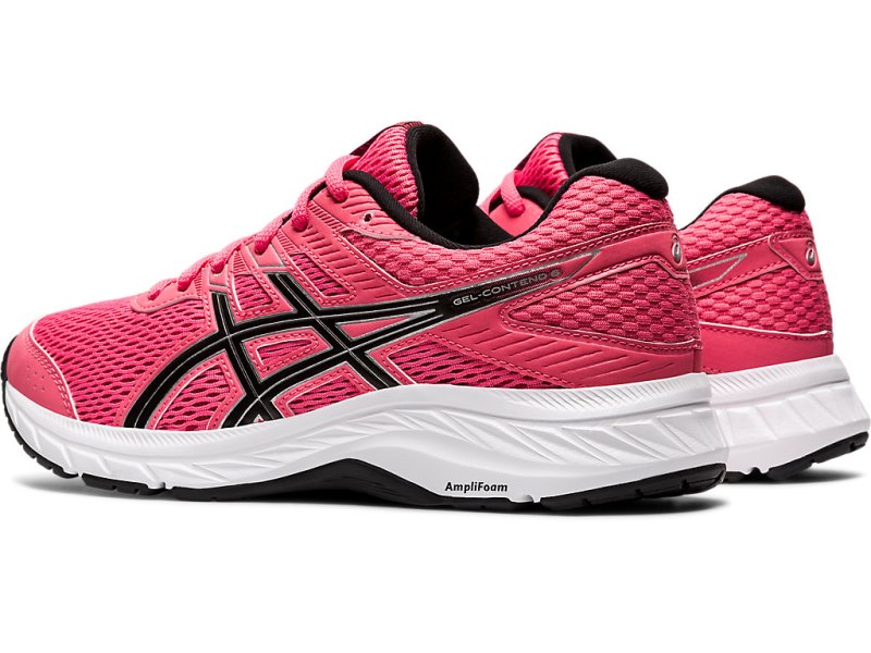 Women's Asics Gel-contend 6 Running Shoes Pink Cameo/Pure Silver Canada | CA9206-038