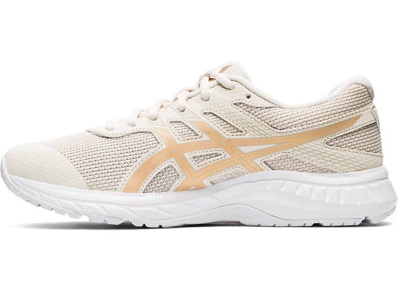 Women's Asics Gel-contend 6 Twist Running Shoes Birch/Champagne Canada | CA2319-827