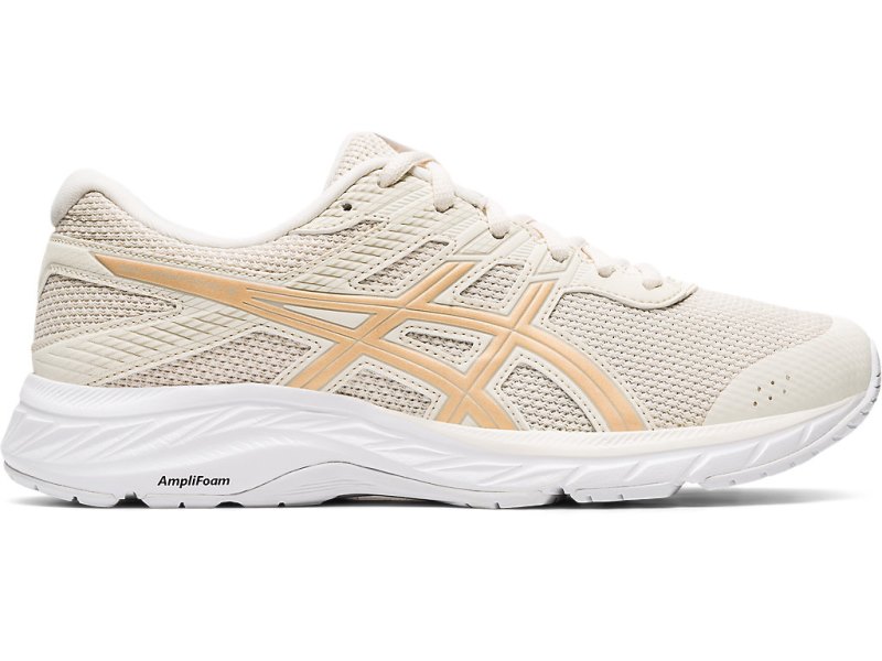 Women\'s Asics Gel-contend 6 Twist Running Shoes Birch/Champagne Canada | CA2319-827