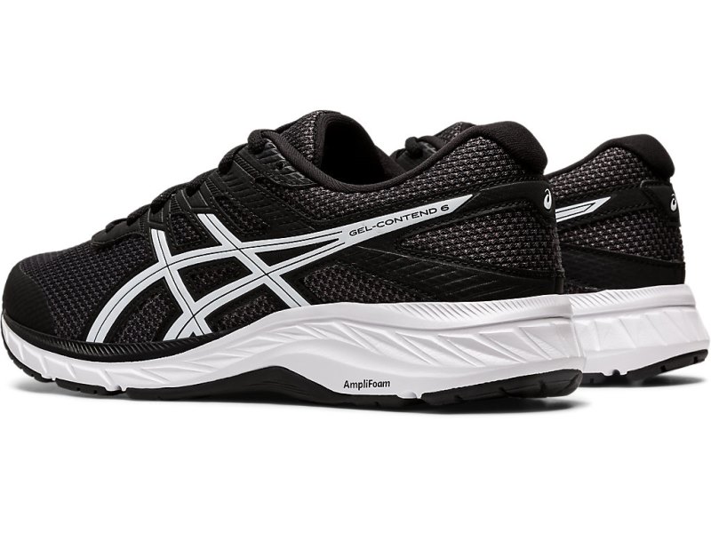 Women's Asics Gel-contend 6 Twist Running Shoes Graphite Grey/White Canada | CA5565-395