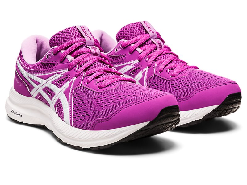 Women's Asics Gel-contend 7 Running Shoes Orchid/White Canada | CA0905-326