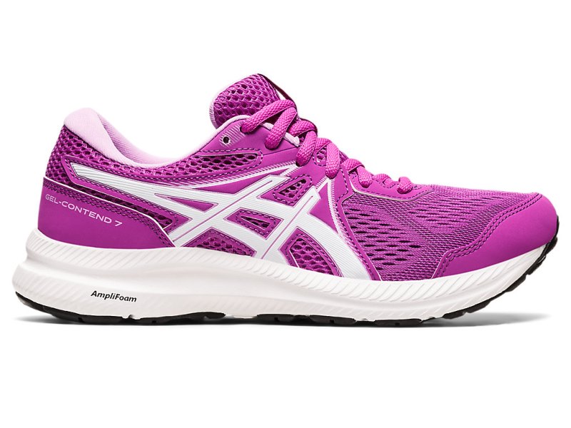 Women\'s Asics Gel-contend 7 Running Shoes Orchid/White Canada | CA0905-326