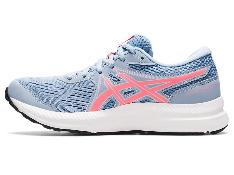 Women's Asics Gel-contend 7 Running Shoes Mist/Blazing Coral Canada | CA3233-999