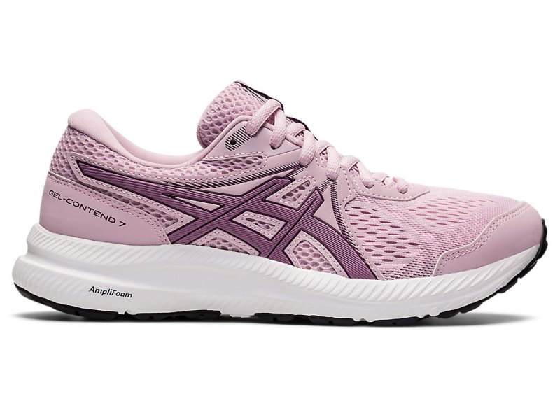 Women\'s Asics Gel-contend 7 Running Shoes Barely Rose/Rosequartz Canada | CA5856-731