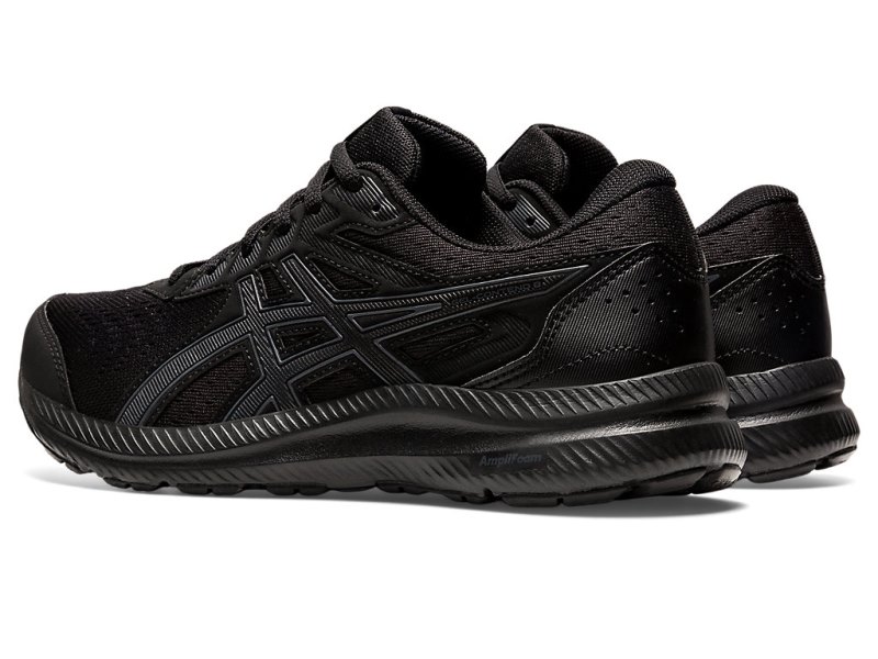 Women's Asics Gel-contend 8 Running Shoes Black/Carrier Grey Canada | CA3399-063